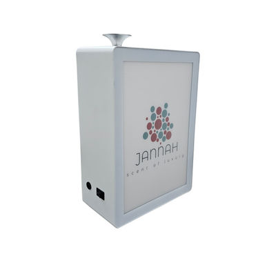 Difusor de aroma branco montado na parede com tensão de alimentação de 12V ruído super silencioso 32dba
