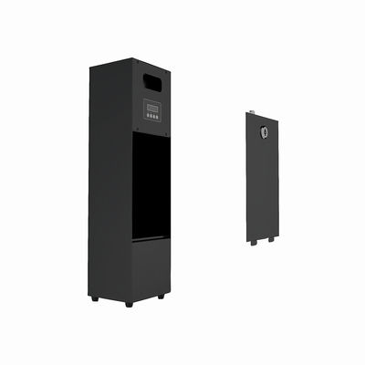 Difusor de óleo essencial preto de 100 ml de capacidade com configurações de temporizador 1 hora/3 horas/6 horas/acendido e aparência Cor preto